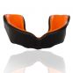 black and orange Makura mouthguard with a shokbloker outer from O'Neills