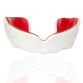 white and red Makura mouthguard with a shokbloker outer from O'Neills
