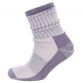 side profile of purple Trespass women's premium walking socks made from Merino wool from O'Neills