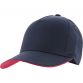 Navy kids' baseball cap with protective peak and Pink O’Neills embroidered logo on the side.