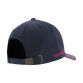 Navy kids' baseball cap with protective peak and Red O’Neills embroidered logo on the side.