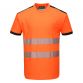 Portwest Men's PW3 Hi-Vis T-Shirt Orange / Black