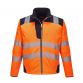 Portwest Men's PW3 Hi-Vis Softshell Jacket Orange / Navy