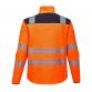 Portwest Men's PW3 Hi-Vis Softshell Jacket Orange / Navy