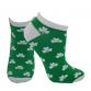 green Tradcraft women's socks featuring a shamrock design from O'Neills