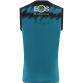 Turquoise Down GAA Alternative Vest 2024 with ribbed crewneck by O’Neills.