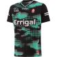 Black and Teal Derry GAA Goalkeeper Jersey 2024 with Errigal Group sponsor logo on the chest by O’Neills.