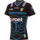Black and turquoise Donegal GAA Women's Fit Goalkeeper Jersey 2024 with Donegal GAA crest on the front by O’Neills.