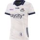 White Dublin LGFA Goalkeeper Jersey 2024 with navy knitted collar by O’Neills.
