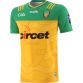 Green and amber Donegal GAA Home Jersey 2024 with watermark image of Donegal GAA crest on the front by O’Neills.