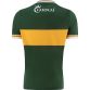 Green Kerry GAA Home Jersey 2024 with ribbed crew neck collar by O’Neills.
