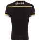 Black Offaly GAA Kids' Goalkeeper Jersey 2024 with ribbed crewneck by O’Neills.