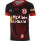 Black Tyrone GAA Goalkeeper Jersey 2024 with watermark image of Tyrone GAA crest on the front by O’Neills.