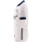 White Dublin GAA Goalkeeper Jersey 2024 Player Fit with navy knitted collar by O’Neills.