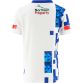 White and Royal Antrim GAA Kids' Short Sleeve Training Top from ONeills.
