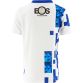 White and Royal Down GAA Kids' Short Sleeve Training Top from ONeills.