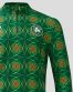 Green Men's Castore Ireland League Matchday 1/4 Zip Midlayer with allover celtic print from O'Neills.