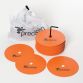 Orange 20 pack of Precision Round Rubber Marker Discs