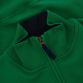 Green Trad Craft Men's Notre Dame Ireland Half Zip Top, with an Embroidered Notre Dame Fighting Irish leprechaun on the right sleeve from O'Neill's.