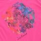 Women's Pink Trad Craft Coloured Celtic Knot T-Shirt, with Celtic design and Ireland logo from O'Neills.