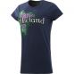 Women's Navy Trad Craft Coloured Celtic Knot T-Shirt, with Celtic design and Ireland logo from O'Neills.
