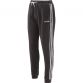 Men's Dark Grey Fleece Skinny Tracksuit Bottoms with two pockets and White stripes on the sides by O'Neills.