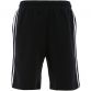 Black Kid's Fleece Shorts with two pockets and White stripes on the sides by O'Neills.