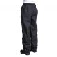 Black Trespass waterproof trousers with pockets and adjustable leg tags from O'Neills.