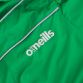 Green Men's lightweight rain jacket with hood and zip pockets by O’Neills.