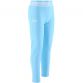 Blue Under Armour girls leggings with mesh panels from O'Neills.
