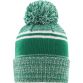 Derry Green Bobble Hat with Irish city name and embroidered O’Neills logo.