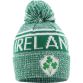 Men’s Winter Warmer Gift Box with a White Ireland Premier Half Zip & Shamrock Bobble Hat packaged in a gift box by O’Neills.