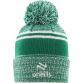 Green Ireland Shamrock Knitted Bobble Hat with embroidered shamrock crest and “Ireland” on the front by O’Neills.