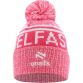 Pink Belfast Bobble Hat with Irish city name and embroidered O’Neills logo.