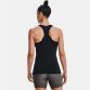 Black Under Armour Women's HeatGear® Armour Racer Tank, with a Classic racer back from O'Neill's.