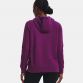 Purple Under Armour Women's Rival Fleece Logo Hoodie , with Front kangaroo pocket from O'Neills.