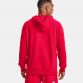 Red Under Armour Men's Rival Fleece Big Logo Hoodie with front Kangaroo pocket from O'Neills.