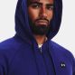 Blue Under Armour Men's Rival Fleece Full Zip Hoodie, with Open hand pockets from O'Neill's