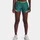 Green Under Armour Women's UA Play Up 3.0 Tri Shorts from O'Neill's