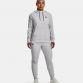Light Grey Under Armour Women's Armour Fleece® Left Chest Hoodie, with Front kangaroo pocket from O'Neills.