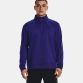 Purple Under Armour Men's Fleece® ¼ Zip, with Soft inner layer traps heat to keep you warm & comfortable from O'Neills.