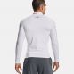 White Under Armour Men's ColdGear® Armour Mock Long Sleeve Top, with a >Dual-layer fabric from O'Neills.