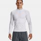 White Under Armour Men's ColdGear® Armour Mock Long Sleeve Top, with a >Dual-layer fabric from O'Neills.
