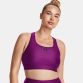 Purple Under Armour Women's Sports Bra Mid Padless from O'Neill's.