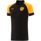 Black / Dark Grey / Amber Men’s Derry City FC Victory Polo Shirt with printed shoulder design by O’Neills.