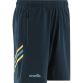 Marine Men's Longford GAA training shorts with zip pockets by O’Neills.
