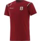 Red Men's Galway GAA T-Shirt with county crest by O’Neills. 