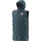 Marine Kids' Galway GAA Weston Hooded Padded Gilet with hood and two zip pockets by O’Neills.