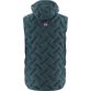 Marine Men's Limerick GAA Weston Hooded Padded Gilet with hood and two zip pockets by O’Neills.