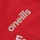 Red Men's Derry GAA Weston Half Zip Top with zip pockets by O’Neills.
